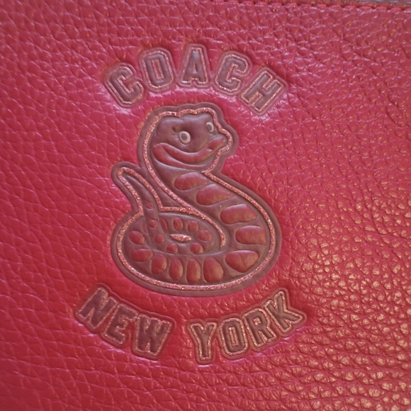 Coach Lunar Year Snake Wristlet NWOT - Picture 2 of 11